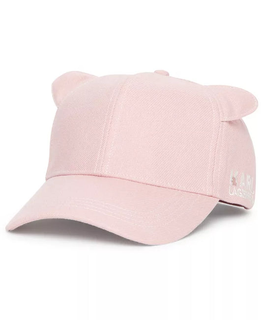 Karl Lagerfeld Women's Cat Ear Adjustable Baseball Hat